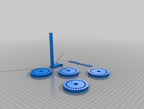 1 wheel cipher learning dominion founding fathers 3d print model - Mito3D