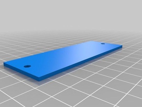 plain plaque accessories customized 3d print model - Mito3D