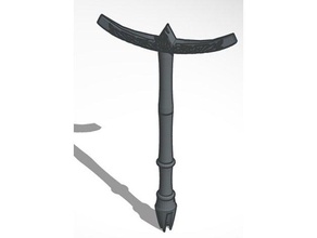 witch king angmar sword hilt 3d printing lord rings lotr 3d print model - Mito3D