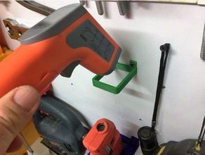 wwwtesla-filamentcom láser de temperatura la pistola montaje en pared hobby 3d print model - Mito3D
