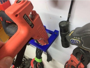 wwwtesla-filamentcom una pistola di calore per montaggio a parete hobby 3d print model - Mito3D
