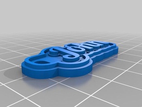 giovanni i portachiavi su misura 3d print model - Mito3D