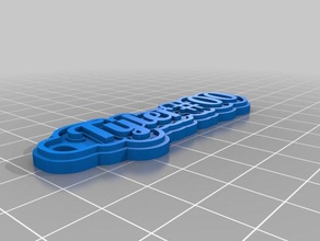tyler 00 keychains customized 3d print model - Mito3D