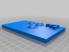 3x5-braille-f 3d printing 3d print model - Mito3D