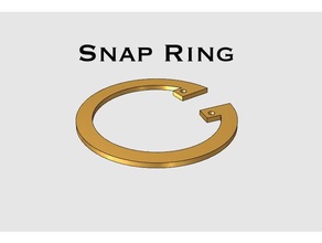 snap ring engineering snap-Ringe erstaunlich creative Motor Halter Ringe stopper stoppper nützlich 3d print model - Mito3D