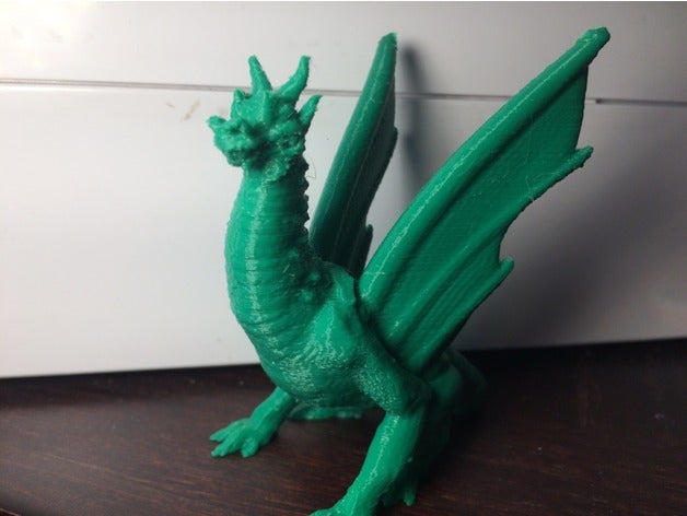 earth dragon sculptures airplane creation creature dungeons dragons fire wings 3D print model - Mito3D