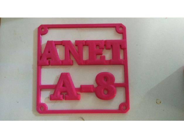 anet a-8 proteccion ventilador 80mm Les imprimantes 3d 3D print model - Mito3D