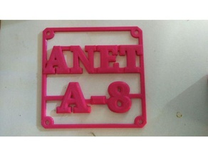 anet-8 proteccion ventilador de 80mm Impressoras 3d 3d print model - Mito3D