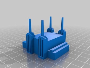 battersea power station La stampa 3d 3d print model - Mito3D