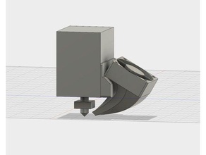 renkforce rf 100 ventilateur de refroidissement du conduit L'imprimante 3d pièces système actif le fan buse simple 3d print model - Mito3D