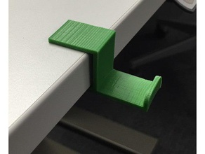 masa kulaklık tutucu ofis klip Organizatör telefon yular 3d print model - Mito3D
