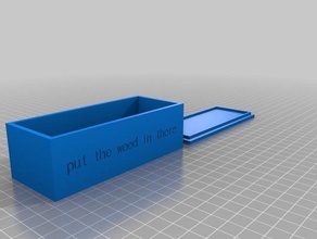 wwe recipientes personalizado 3d print model - Mito3D
