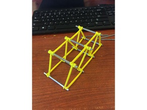 3d printed truss bridge printing 3d print model - Mito3D