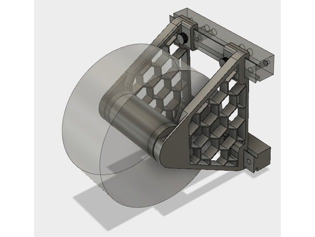 spoolholder Impressora 3d acessórios ajustável rolamento de cor colorfabb filamento filamentholder titular prusa i3 mk2 spool 3D print model - Mito3D