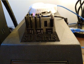 ainda outro titular do cartão sd ii A impressão 3d 3d print model - Mito3D