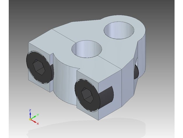 m3d micro filamento del tubo de montaje clip Impresora 3d accesorios accesorio el la guía m3dmicro 3D print model - Mito3D