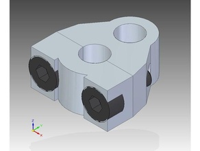 m3d micro-filament-Rohr-fitting clip 3d Drucker Zubehör - filament-guide m3dmicro micro 3d print model - Mito3D