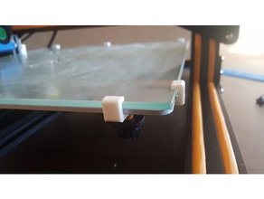 glass clip aka binder replacement 3d printer parts 3d print model - Mito3D