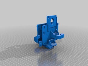 my customized hot end mount generator - 12mm induct pancake titan -e3d v6 3d printer parts 3d print model - Mito3D