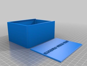 my customized round box lid2 containers 3d print model - Mito3D