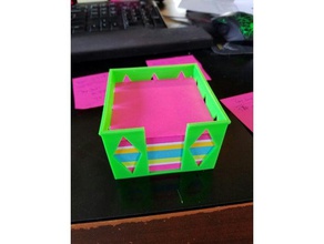 post cube titulaire bureau de note 3d print model - Mito3D