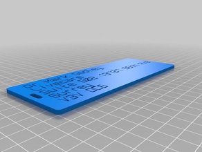 livecare étiquettes à bagages de l'organisation personnalisé 3d print model - Mito3D