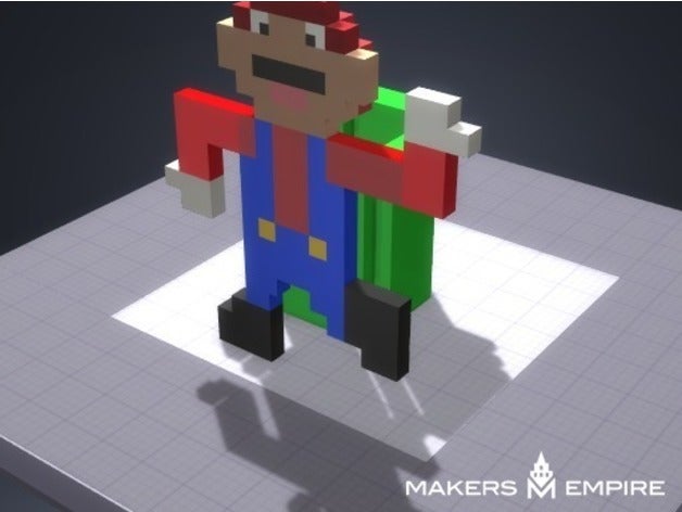 mario art 3D print model - Mito3D