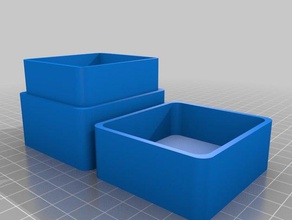 wee containers customized 3d print model - Mito3D