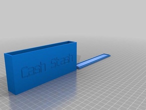 box us-Dollar Container kundengebundene 3d print model - Mito3D