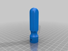 drill bit handles 4mm hand tools customized 3d print model - Mito3D