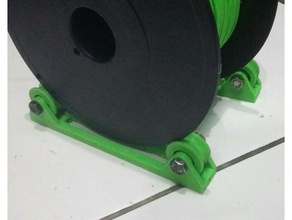 filament spool holder stand roller 3d printer accessories 3d print model - Mito3D