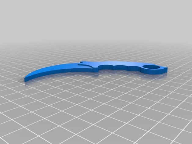 karambit arama cuchillo 3D print model - Mito3D