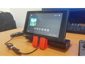 nintendo switch portable Ladestation gadgets wechseln - Schalter 3d print model - Mito3D