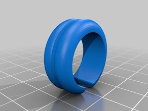 ring Schmuck design trendy 3d print model - Mito3D