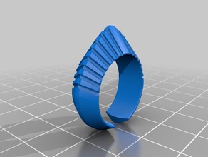 ring Schmuck design Idee trendy 3d print model - Mito3D