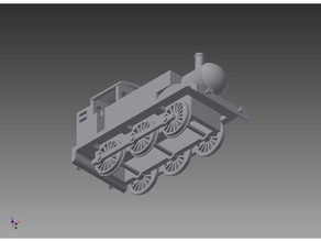 Spielzeug-Lokomotive Spielzeug & game Zubehör Lok Dampf-Lokomotive 3d print model - Mito3D