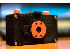 Auslöser Löcher Schrauben-Lochkamera Kamera Objektiv pinhole pinhole-Kamera shutter 3d print model - Mito3D
