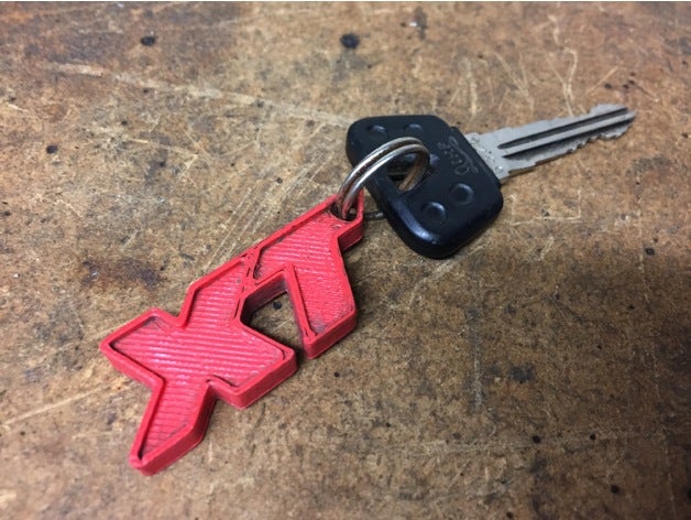 yamaha xt600 ténéré logo porte-clés de l'automobile vélo la chaîne enduro clé un trousseau clés moto offroad parisdakar l'anneau le panpan 3D print model - Mito3D