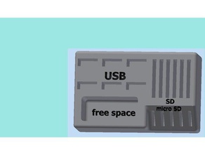 usb-Rahmen 3d-drucken 3d print model - Mito3D