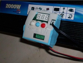 case box w1209 digital thermostat temperature control switch 12v electronics controller 3d print model - Mito3D