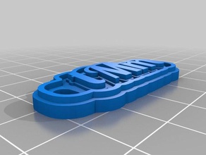 tmm Schlüsselanhänger kundengebundene 3d print model - Mito3D