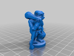 kaba yaratıklar d&d fantezi dev minyatür rpg 3d print model - Mito3D