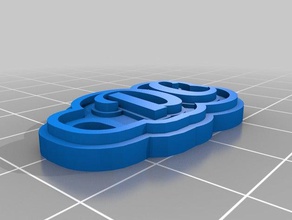 dc-Schlüsselanhänger Schlüsselanhänger kundengebundene 3d print model - Mito3D