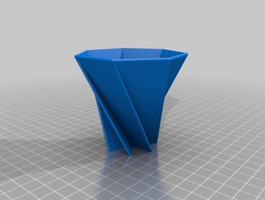 5 delta vaso recipientes personalizado 3d print model - Mito3D