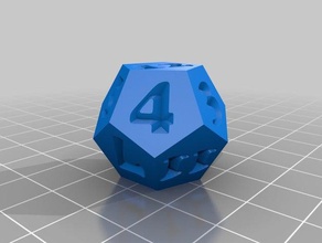 dodécaèdre math art dé le 3d print model - Mito3D