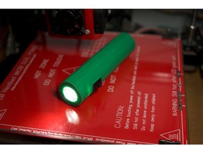 linterna de led la electrónica 18650 el cargador microusb tp4056 3d print model - Mito3D