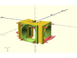 Impeller Teil Ventilator-mini kossel 3d-Drucker Teile 3d print model - Mito3D