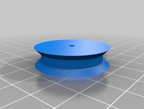 mi personalizados simple engranaje de la polea robótica personalizado 3d print model - Mito3D
