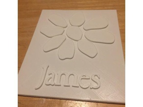 james daisy signs & logos music 3d print model - Mito3D