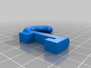 my customized hook our cube walls work office 3d print model - Mito3D